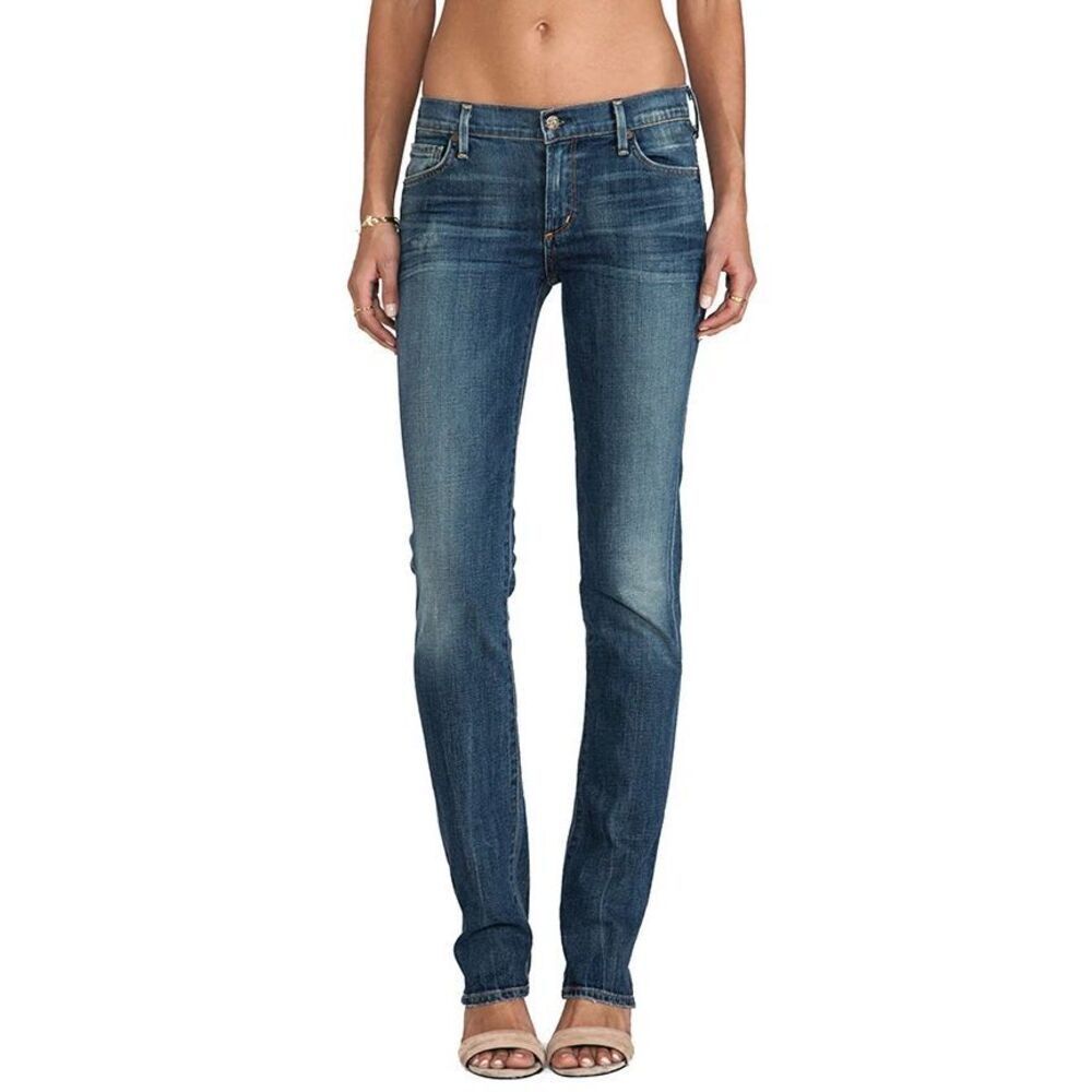 Citizens of Humanity Ava Stretch Low Waist Straight Leg Jeans 29 x 31 USA Fading